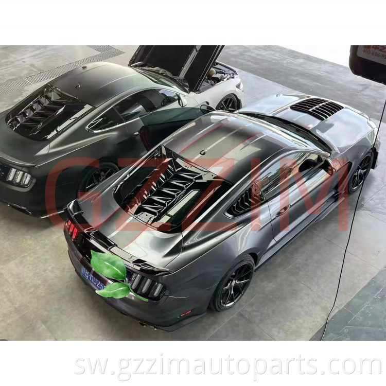 Sehemu za gari gari nyuma dirisha abs plastiki nyuma dirisha louver kwa Mustang